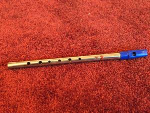 lot 563 image: Nickel Silver E Flat Penny Whistle by Generation