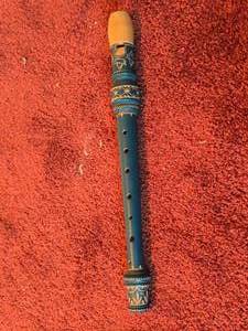 lot 558 image: Pear or Maple Wood Soprano Recorder - German Fingering - Single Hole