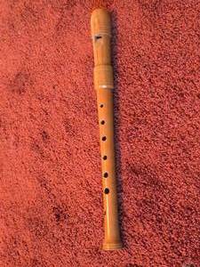 lot 557 image: Pear Wood Soprano Recorder by Hopf