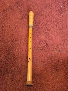 lot 582 image: F Alto Rauschpfieff with Reed by Moeck Steinkopf