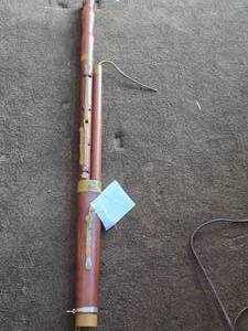 lot 475 image: Baroque Bassoon 7-key by Philip Levin (New York) #0102 - No Bocal or Case