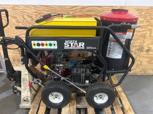 NorthStar Gas Wet Steam and Hot Water Pressure Washer, 3000 PSI, 4 GPM, Honda Engine, Electric Start MSRP $4,999.99