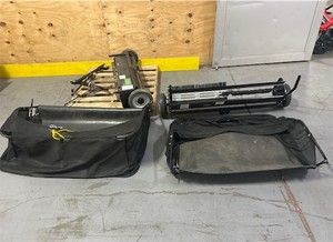 lot 13 image: Lot of Lawn Sweeper Parts