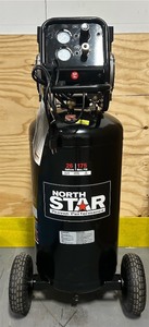 lot 23 image: NorthStar Portable Quiet Electric Air Compressor, 1.5 HP, 26 Gallons, 4 SCFM  90 PSI
