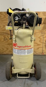 lot 35 image: Ingersoll Rand Single-Stage Portable Electric Air Compressor, 2 HP, 20-Gallon, 5.5 CFM, Garage Mate Model# P1.5IU-A9 MSRP $849.99