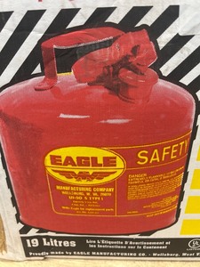lot 47 image: 5 Gallon Gas Can