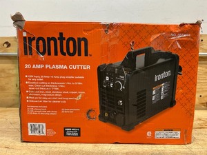 lot 56 image: Ironton 20 amp plasma cutter MSRP $330 (SOLD AS IS)