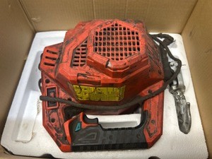 lot 58 image: Mile Marker Rhino Pull 1000 24 Volt DC Portable Winch, 1,000-Lb. Capacity, 39ft. Synthetic Rope, Model# 71-1000