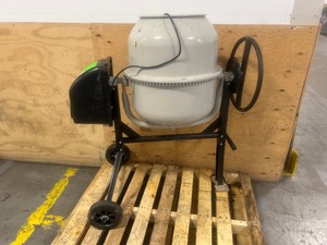 lot 87 image: Klutch Electric Cement Mixer, 6 Cu. Ft. Drum, 34 HP, 120V Electric Motor MSRP $469.99