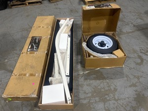 lot 104 image: Ultra-Tow Jet Ski and Personal Watercraft Steel Trailer Kit, 610-Lb. Load Capacity, 6.4ft. x 3.3ft. Deck