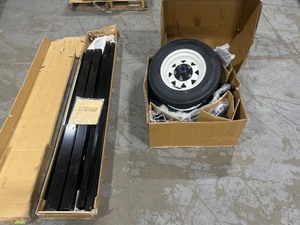 lot 106 image: Ultra-Tow 5ft. x 8ft. Steel Utility Trailer Kit, 1715-Lb. Load Capacity