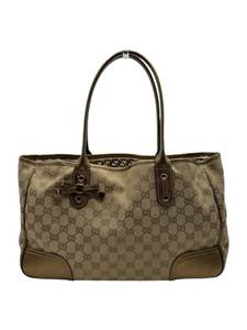 lot 28 image: Gucci GG Canvas & Leather Trim Tote Bag Pre-Owned Retail $650