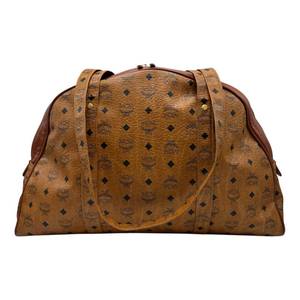 lot 33 image: MCM Vintage Visetos Cognac Weekender Bag Pre-Owned Retail $900