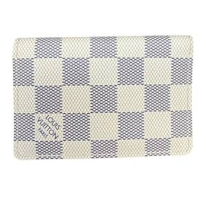 lot 43 image: Louis Vuitton Damier Azur Card Holder Pre-owned Retail $500