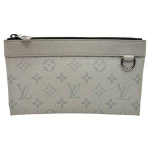 lot 54 image: Louis Vuitton Monogram Eclipse Pochette  Pre-Owned Retail $800