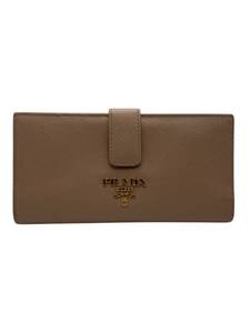 lot 56 image: Prada Saffiano Leather Continental Wallet in Taupe  Pre-Owned Retail $550