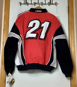 Vintage Racing Champions Apparel Nascar Winston Cup Series Motorcraft Quality Parts #21 Jacket - Size XL