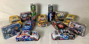 lot 39 image: Vintage Nascar Collectible Cars and Tins