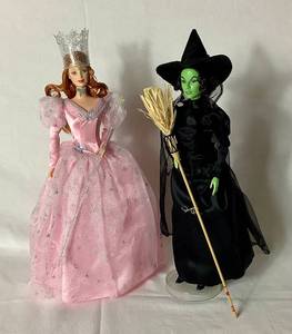 lot 51 image: Mattel Barbie The Wizard of Oz Wicked Witch of the West and Glinda the Good Witch
