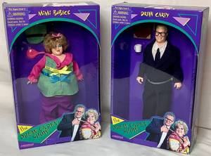 lot 61 image: The Drew Carey Show - Drew Carey and Mimi Bobeck Dolls