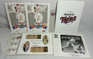 lot 84 image: Minnestota Twins Commerative Ticket Events