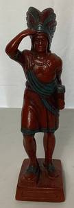 lot 104 image: Vintage 1965 Cigar Store Indian Statue by Austin Sculpture