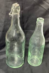 lot 107 image: Two Antique John Gund Brewing Co. LaCrosse, Wis. Bottles