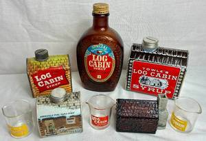 lot 160 image: Log Cabin Syrup Collection