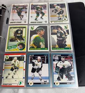 lot 150 image: NHL Hockey Trading Cards including the North Stars - 240 Cards