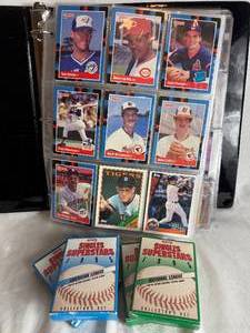 lot 149 image: Baseball Trading Cards including 1995 American & National League Single Superstars Pop Up Action Cards (4 Decks)