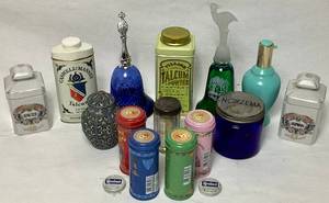 lot 198 image: Vintage Perfume and Cologne Bundle with Vintage Toiletries