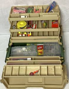 lot 183 image: Grandpas Tackle Box Bundle