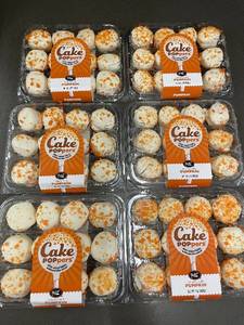 lot 118 image: ID 1 - Palmer Cake Poppers Pumpkin Flavor 6 Packs (7 oz Each) - Factory Sealed