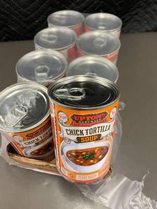 lot 226 image: Uptons Naturals Chick Tortilla Soup 8-Pack - Vegan, 14.5 oz Cans (Best by 42025)