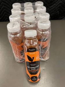 lot 357 image: Panache Inflammatory Ease Turmeric Apple Juice Infusions 12pk - Best By Nov 2024