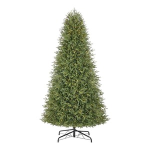 lot 203 image: Home Accents Holiday 9 ft. Jackson Noble Fir LED Pre-Lit Artificial Christmas Tree