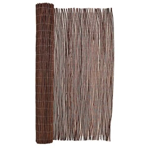 lot 213 image: Backyard X-Scapes 6 ft. H x 8 ft. L Natural Brown Willow Wood Fencing