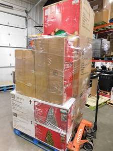 lot 1A image: Christmas Holiday Sale  Pallet of Store Returns