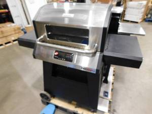 lot 9 image: Nexgrill Neevo 720 Propane Gas Digital Smart Grill in Black with Stainless Steel Front Panel and Lid