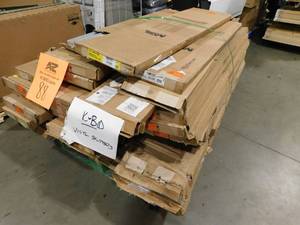 lot 88 image: Huge Pallet lot of Vinyl Shutters