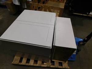 lot 196 image: Lot of three White Cabinets