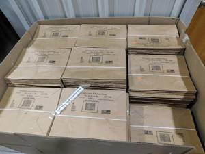 lot 223 image: pallet lot of 200-The Home Depot 30 Gal. Paper Lawn and Leaf Bags (5 Count)