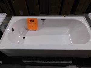 lot 236 image: Bootz Industries Maui 60 in. x 30 in. Alcove Soaking Bathtub with Left Drain in White