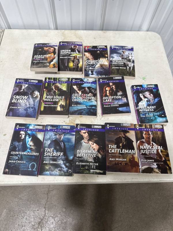 lot 0135 image: Harlequin Intrigue Novel Collection