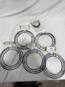 lot 0473 image: Wire Wreath Forms & Floral Tape