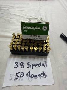 lot 0493 image: Remington .38 Special 50 Rounds