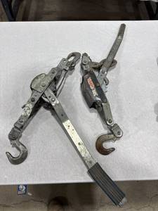 lot 0521 image: Two Metal Come-Alongs