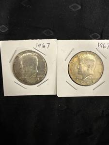lot 0538 image: 1967 Kennedy Half Dollars