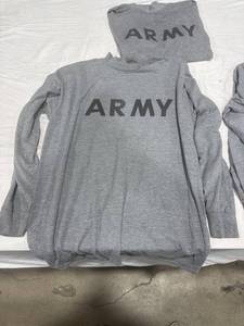 lot 0549 image: Gray Army Long-Sleeve Shirts