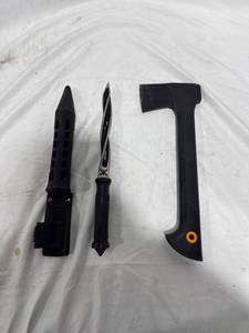 lot 0562 image: Dagger and Axe Set